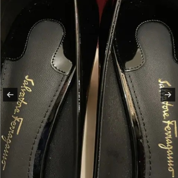 Salvatore Ferragamo Black Patent Leather Heels - Picture 2 of 9